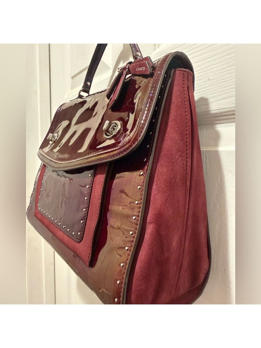 COACH POPPY EDITORIAL EXOTIC LEATHERS VICTORIA SATCHEL RARE LIMITED EDITION - Picture 3 of 16